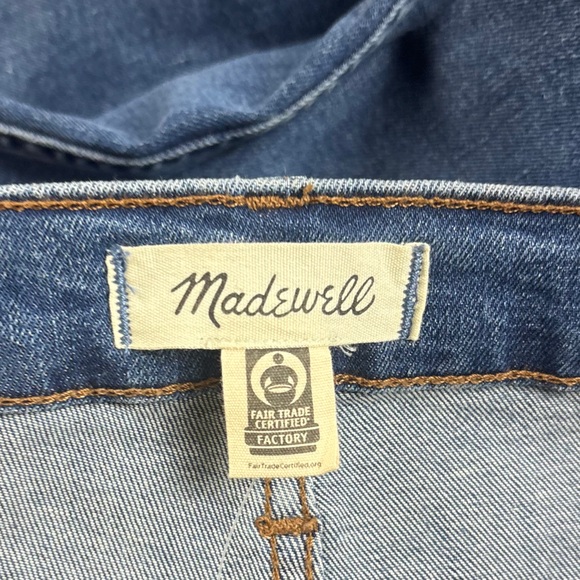 MADEWELL Women’s Denim 10” High-Rise Skinny Raw Hem size: 24 - Picture 8 of 10